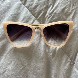 Peach and Gold Quay Sunglasses